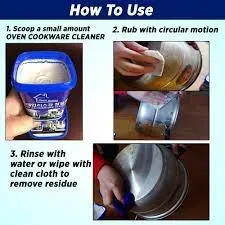 Oven and cookware cleaner