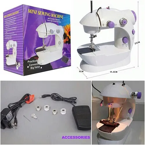 mini sewing machine.
