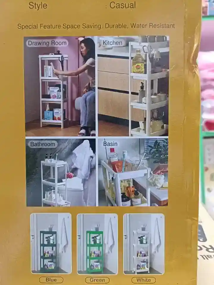 4 Tiers rectangular storage rack