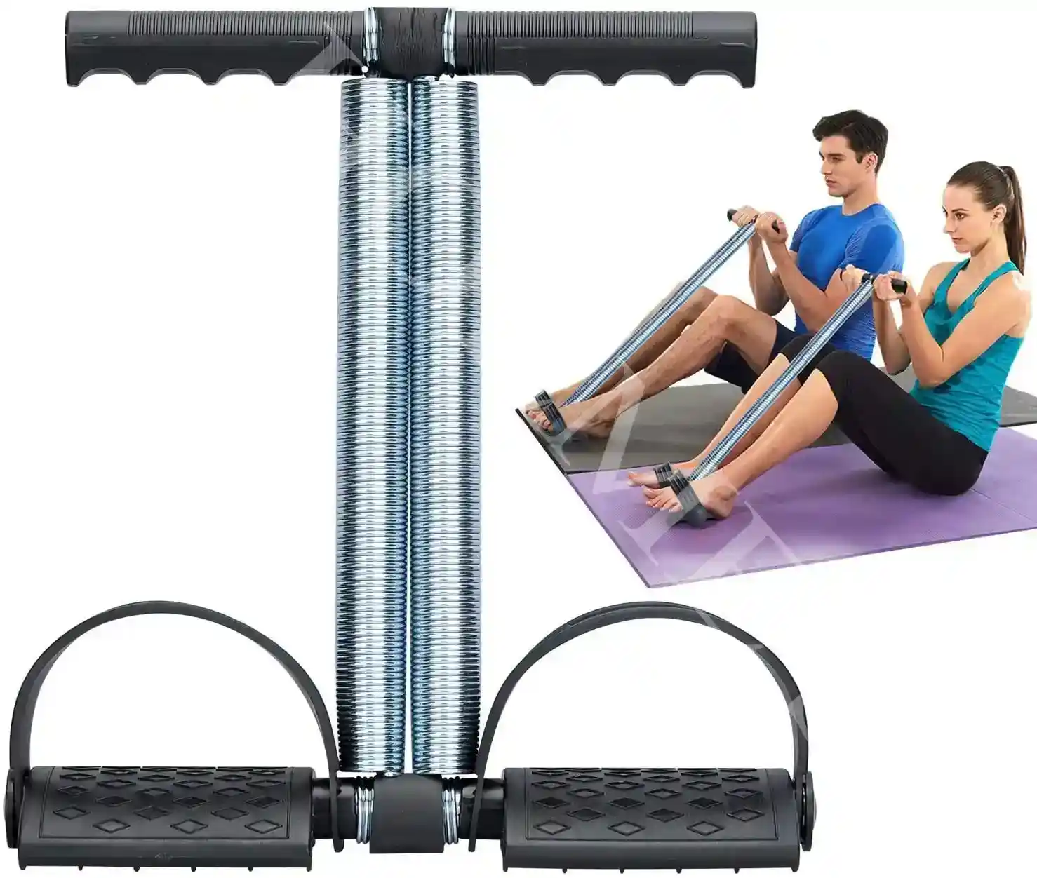 Double tummy trimmer