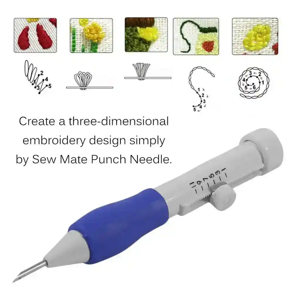 Embroidery punch neddle