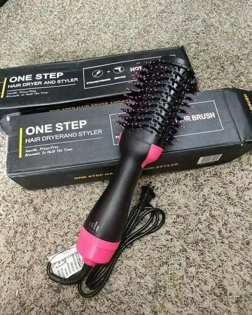 One step hair dryer and styler