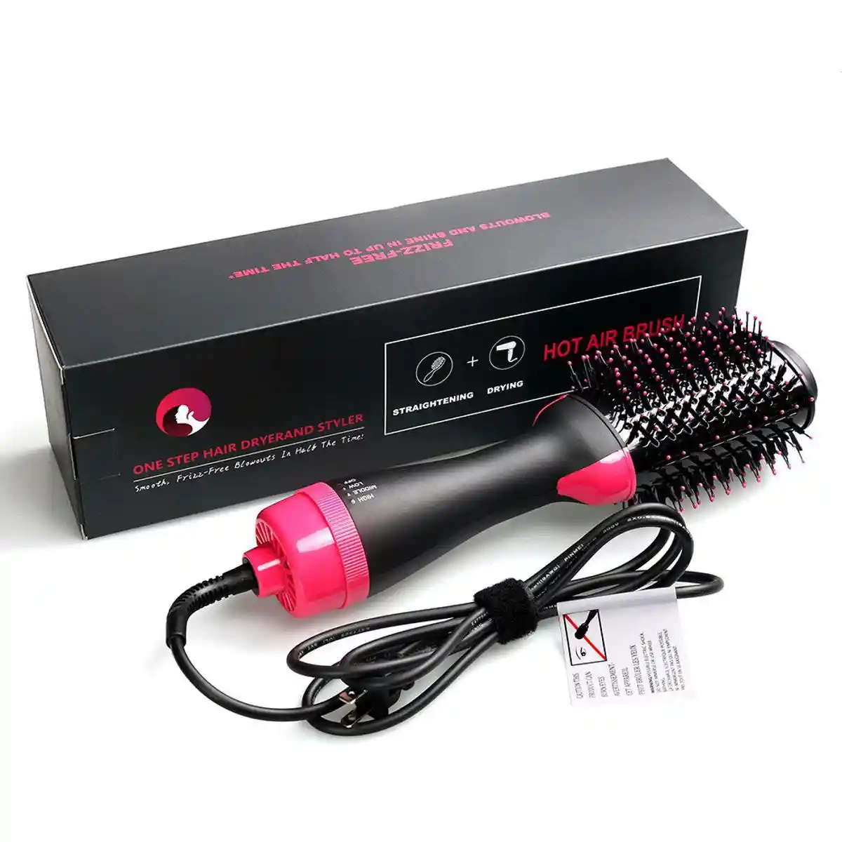 One step hair dryer and styler